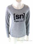 Super Natural Essential I.D. LS Womens Shirt, Super Natural, Gris, , Mujer, 0208-10094, 5637737127, 6934258958520, N2-02.jpg