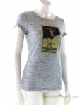 Super Natural Digital Print Tee Alpine Retro Womens T-Shirt, Super Natural, Gris, , Femmes, 0208-10098, 5637737211, 6941454893067, N1-01.jpg