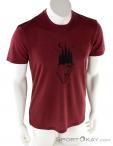 Super Natural Graphic Tee Floating Island Mens T-Shirt, Super Natural, Red, , Male, 0208-10105, 5637737343, 6941454890837, N2-02.jpg