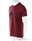 Super Natural Graphic Tee Mountain Print Mens T-Shirt, Super Natural, Red, , Male, 0208-10110, 5637737511, 6941454892282, N1-06.jpg