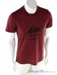 Super Natural Graphic Tee Mountain Print Mens T-Shirt, , Red, , Male, 0208-10110, 5637737511, , N2-02.jpg