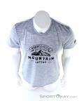 Super Natural Graphic Tee Mountain Lovers Mens T-Shirt, Super Natural, Gris, , Hommes, 0208-10113, 5637737555, 6941454891841, N3-03.jpg