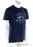 Super Natural Graphic Tee Mountain Lovers Mens T-Shirt, Super Natural, Modrá, , Muži, 0208-10113, 5637737558, 6941454891988, N1-01.jpg