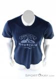 Super Natural Graphic Tee Mountain Lovers Mens T-Shirt, Super Natural, Bleu, , Hommes, 0208-10113, 5637737558, 6941454891988, N3-03.jpg