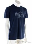 Super Natural Graphic Tee Idyll Mens T-Shirt, , Blue, , Male, 0208-10114, 5637737829, , N1-01.jpg