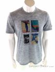 Super Natural Digital Print Tee Alpin Collage Mens T-Shirt, Super Natural, Gray, , Male, 0208-10117, 5637737861, 6941454839997, N2-02.jpg