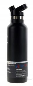 Hydro Flask 21oz Std Mouth 0,621l + Sport Cap Thermos Bottle, Hydro Flask, Black, , , 0311-10033, 5637737972, 810497024164, N1-06.jpg