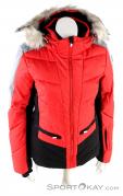 Icepeak Electra Womens Ski Jacket, Icepeak, Red, , Female, 0041-10377, 5637738310, 6438453346699, N2-02.jpg
