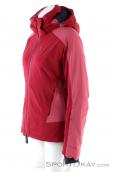Salomon Brilliant Jacket Womens Ski Jacket, , Pink, , Female, 0018-11078, 5637738705, , N1-06.jpg