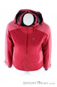 Salomon Brilliant Jacket Damen Skijacke, , Pink-Rosa, , Damen, 0018-11078, 5637738705, , N3-03.jpg