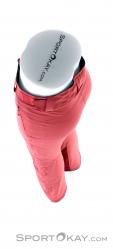 Salomon Icemania Pant Womens Ski Pants, Salomon, Pink, , Female, 0018-11081, 5637738720, 193128143169, N4-09.jpg