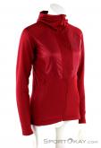Salomon Grid Mid FZ Womens Sweater, , Pink, , Female, 0018-11085, 5637738760, , N1-01.jpg