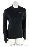 Craft Pin Halfzip Womens Sweater, Craft, Black, , Female, 0065-10127, 5637739521, 7318572840560, N2-02.jpg