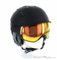Salomon Mirage+ Photo Womens Ski Helmet, , Noir, , Hommes,Femmes,Unisex, 0018-11171, 5637742529, , N2-02.jpg
