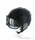 Salomon Icon Visor Womens Ski Helmet, , Black, , , 0018-11176, 5637742551, , N2-07.jpg