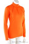 Arcteryx Rho LT Zip Neck HZ Womens Functional Shirt, Arcteryx, Orange, , Femmes, 0213-10264, 5637742926, 686487397682, N1-01.jpg