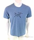 Arcteryx Cormac Logo SS Mens T-Shirt, Arcteryx, Blue, , Male, 0213-10402, 5637748440, 686487442894, N2-02.jpg