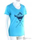 Dynafit Transalper Graphic S/S Femmes T-shirt, Dynafit, Bleu, , Femmes, 0015-10875, 5637750053, 4053866092227, N1-01.jpg