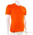 Salewa Puez Melange Hybrid Dry Herren T-Shirt, , Orange, , Herren, 0032-10768, 5637754095, , N1-01.jpg