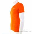 Salewa Puez Melange Hybrid Dry Herren T-Shirt, , Orange, , Herren, 0032-10768, 5637754095, , N1-06.jpg