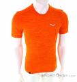 Salewa Puez Melange Hybrid Dry Herren T-Shirt, , Orange, , Herren, 0032-10768, 5637754095, , N2-02.jpg