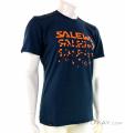 Salewa Puez Hybrid 2 Dry SS Herren T-Shirt, Salewa, Blau, , Herren, 0032-10769, 5637754150, 4053866101844, N1-01.jpg