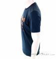Salewa Puez Hybrid 2 Dry SS Mens T-Shirt, Salewa, Azul, , Hombre, 0032-10769, 5637754150, 4053866101844, N2-07.jpg