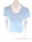 Salewa Sporty B 4 Dryton Womens T-Shirt, , Blue, , Female, 0032-10775, 5637754380, , N3-03.jpg