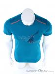 Salewa Sporty Graphic Dryton Mens T-Shirt, Salewa, Blue, , Male, 0032-10779, 5637754419, 4053866138123, N3-03.jpg