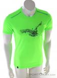Salewa Sporty Graphic Dryton Mens T-Shirt, Salewa, Green, , Male, 0032-10779, 5637754425, 4053866138079, N2-02.jpg