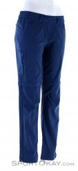 Jack Wolfskin Overland Zip Away Womens Outdoor Pants, Jack Wolfskin, Blue, , Female, 0230-10454, 5637756099, 4060477487175, N1-01.jpg