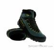 La Sportiva TX 4 Mid GTX Mens Approach Shoes Gore-Tex, , Turquoise, , Male, 0024-10351, 5637757422, , N1-01.jpg
