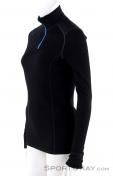 Ortovox Supersoft Long Sleeve Zip Neck Womens Shirt, Ortovox, Negro, , Mujer, 0016-11029, 5637757714, 4250875225152, N1-06.jpg