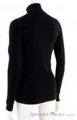 Ortovox Supersoft Long Sleeve Zip Neck Womens Shirt, Ortovox, Black, , Female, 0016-11029, 5637757714, 4250875225152, N1-11.jpg