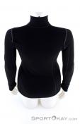 Ortovox Supersoft Long Sleeve Zip Neck Womens Shirt, Ortovox, Negro, , Mujer, 0016-11029, 5637757714, 4250875225152, N3-13.jpg