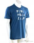 Salewa Pure Mountain Dri-Re Mens T-Shirt, Salewa, Azul, , Hombre, 0032-10790, 5637758148, 4053866049283, N1-01.jpg