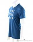 Salewa Pure Mountain Dri-Re Mens T-Shirt, , Blue, , Male, 0032-10790, 5637758148, , N1-06.jpg