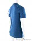 Salewa Pure Mountain Dri-Re Mens T-Shirt, , Blue, , Male, 0032-10790, 5637758148, , N1-16.jpg