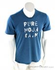 Salewa Pure Mountain Dri-Re Mens T-Shirt, , Blue, , Male, 0032-10790, 5637758148, , N2-02.jpg