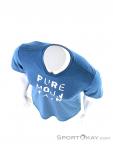 Salewa Pure Mountain Dri-Re Mens T-Shirt, , Blue, , Male, 0032-10790, 5637758148, , N4-04.jpg