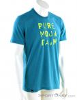 Salewa Pure Mountain Dri-Re Mens T-Shirt, , Turquoise, , Male, 0032-10790, 5637758153, , N1-01.jpg