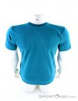 Salewa Pure Mountain Dri-Re Mens T-Shirt, , Turquoise, , Male, 0032-10790, 5637758153, , N3-13.jpg