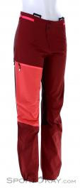 Ortovox Westalpen 3L Light Womens Outdoor Pants, Ortovox, Red, , Female, 0016-11038, 5637759667, 4251422541893, N1-01.jpg