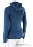 Ortovox Fleece Grid Hoody Womens Fleece Jacket, Ortovox, Bleu, , Femmes, 0016-11045, 5637760405, 4251422518024, N1-11.jpg