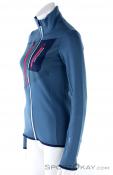 Ortovox Fleece Grid Womens Fleece Jacket, Ortovox, Blue, , Female, 0016-11046, 5637760420, 4251422518222, N1-06.jpg