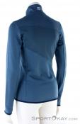 Ortovox Fleece Grid Womens Fleece Jacket, Ortovox, Bleu, , Femmes, 0016-11046, 5637760420, 4251422518222, N1-11.jpg