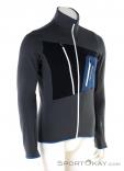 Ortovox Fleece Grid Jacket Mens Fleece Jacket, , Black, , Male, 0016-11066, 5637760718, , N1-01.jpg
