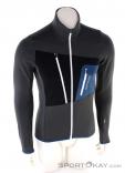 Ortovox Fleece Grid Jacket Mens Fleece Jacket, , Black, , Male, 0016-11066, 5637760718, , N2-02.jpg