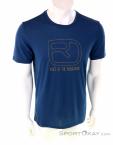 Ortovox 120 Tec Logo TS Mens T-Shirt, Ortovox, Bleu, , Hommes, 0016-11074, 5637760822, 4251422546744, N2-02.jpg