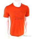 Ortovox 120 Tec Logo TS Mens T-Shirt, Ortovox, Orange, , Male, 0016-11074, 5637760827, 4251422546843, N2-02.jpg